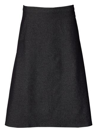 ilMona black denim skirt